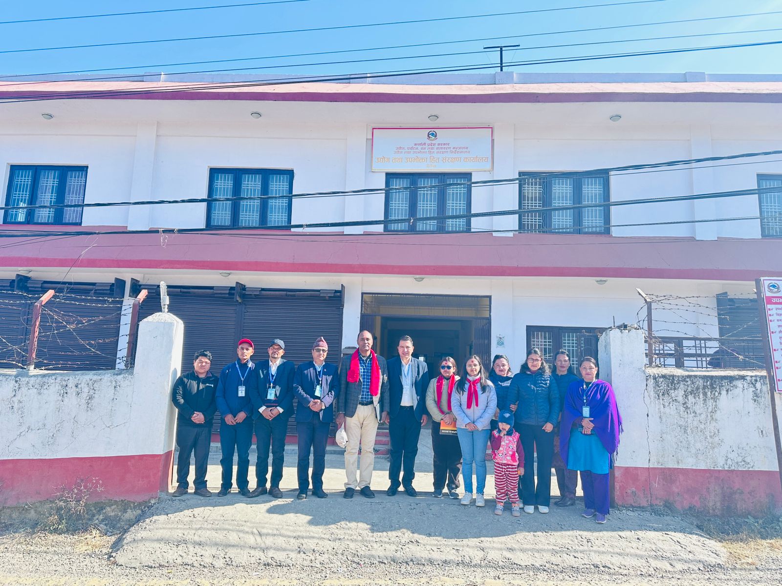 उद्योग पर्यटन वन तथा वातावरण मन्त्रालयका सचिब ज्यु वाट कार्यालय अनुगमन निरीक्षण